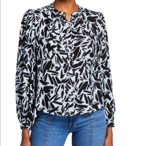 Veronica Beard Ashlynn Silk Blouse